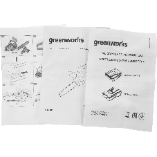 Цепная пила аккумуляторная GreenWorks GD24CS30K4, 24V, 30 см, бесщеточная, c АКБ 4 А·ч и ЗУ (2007007UB)