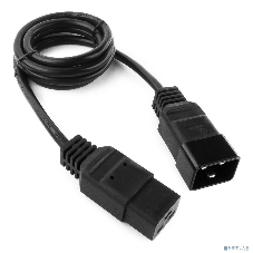 Кабель питания для UPC Gembird/Cablexpert, 1.5м, С19 - C20, 16А, черный, с заземлением