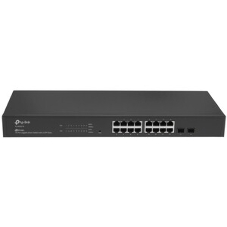 Коммутатор Jetstream 16-port gigabit smart switch with 2-gigabit uplink ports UKplug
