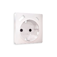 Лицевая панель ALFA (Жемчуг) для электрической розетки с/з со шторками 2USB A+C QUANT AP2100