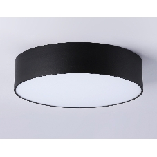Потолочный светодиодный светильник Ambrella light FV5522 BK черный LED 26W 4200K D220*58 (Без ПДУ)