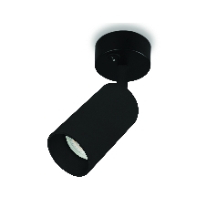 Накладной спот с выключателем Ambrella light TA127 BK черный GU10 max 12W D70*164*D55