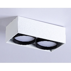 Светильник накладной TN70872/2 WH/BK белый/черный GX53/2 max 12W 185*92*62