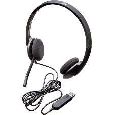 Гарнитура Logitech H340 чёрный, проводная, USB