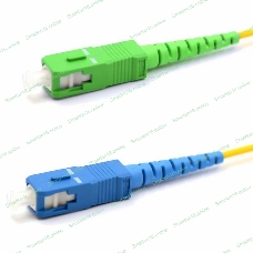 Патч-корд оптический переходной Rexant (SM), 9/125 (OS2), SC/APC-SC/UPC, (Simplex), LSZH, 10м