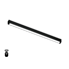Управляемый светодиодный светильник для шинопровода Magnetic Ambrella light GL1292 BK черный IP20 24W 3000K-6400K 220V 120° 562*25*42 (Без ПДУ)