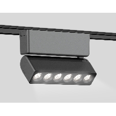 Светильник трековый светодиодный GV1469 BK черный IP20 6W 4200K 48V 24° 122*26*80