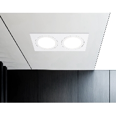Светильник Ambrella light TN51826/2 WH белый GX53/2 max 15W 215*110*39