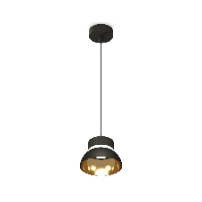 Светильник Ambrella Light XP8111051 SBK/PYG/CL черный песок/золото желтое полированное/прозрачный GX53