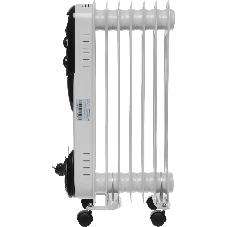 Обогреватель масляный Neoclima NC 9307 белый/черный, 1500 Вт, 15 м2, термостат 28742