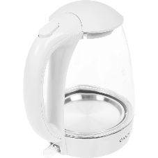 Чайник электрический Candy CK-300 белый, 1.8 л, 2200 Вт, скрытый нагревательный элемент