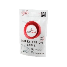 Кабель Gembird USB 2.0 удлинительный, активный 4.8м AM/AF, черный