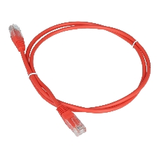 Патч-корд LANMASTER TWT UTP cat.5e, с заливными колпачками, 3.0 м, красный