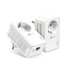 Сетевой адаптер TP-Link AV1000 Gigabit Passthrough Powerline Starter KitSPEED: 1000 Mbps PowerlineSPEC: Broadcom CPU, HomePlug AV2, 1+1 Gigabit PortFEATURE: Plug and Play, tpPLC Utility, Pair for More Security, Extra Power SocketKIT: 2× TL-PA7017P