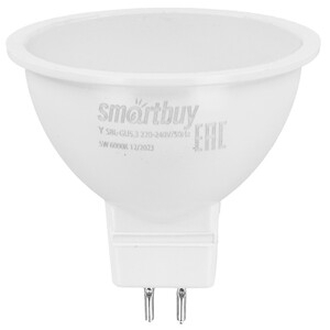 Светодиодная (LED) Лампа Smartbuy-Gu5,3-05W/6000