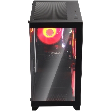 Компьютерный корпус Bloody BD-CC103 черный без БП mATX 7x120мм 1xUSB 2.0 1xUSB 3.0 audio bott PSU