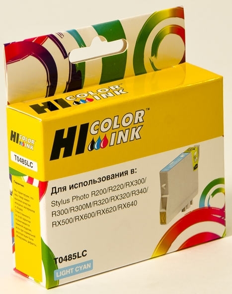 Картридж Epson Stylus Photo R200/R300/RX500/RX600 (Hi-black) new, C13T04854010, LC