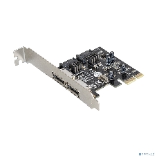Контроллер ExeGate EXE-501 PCI-E 2.0, SATA3 6Gb/s, 2 int+2 ext (OEM)