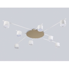 Потолочный светильник Ambrella light FL51759/8 WH/GD белый/золото GX53/8 max 12W 870*870*95