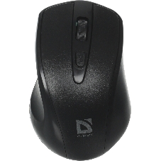 Мышь беспроводная Defender Datum MM-265 черный, 1600 dpi, радиоканал, USB, кнопки - 4