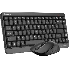 Комплект клавиатура+мышь A4Tech FStyler FG1110 беспроводной, USB, 2000 DPI, чёрный/серый