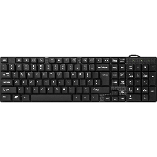 Клавиатура проводная Defender Accent SB-720, USB, черный