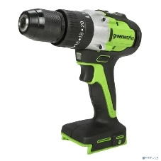 Дрель-шуруповерт GREENWORKS GD24DD60, 24 В, 0 Ач, 60 Нм, бесщеточный, ударный