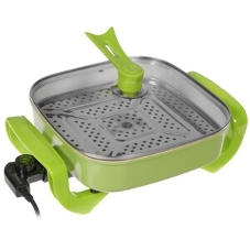 Электросковорода Sakura SA-7716R Master Chef 1800-2000Вт 32х9см кругл красн