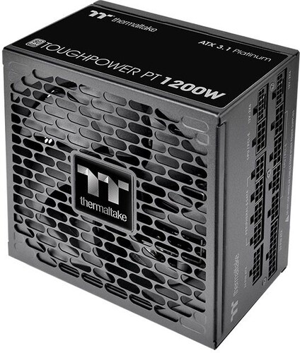 Блок питания Thermaltake Toughpower PT/1200W/Fully Modular Non Light/Full Range/Analog/80 Plus Platinum/EU/100% JP CAP/Etched Cables/ATX 3.1