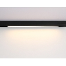 Управляемый светодиодный светильник для шинопровода Magnetic Ambrella light GL1292 BK черный IP20 24W 3000K-6400K 220V 120° 562*25*42 (Без ПДУ)