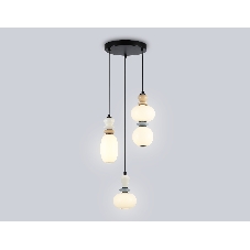 Светильник Ambrella light LH53143/3 BK/WH черный/белый 19W 3000K D330*1630