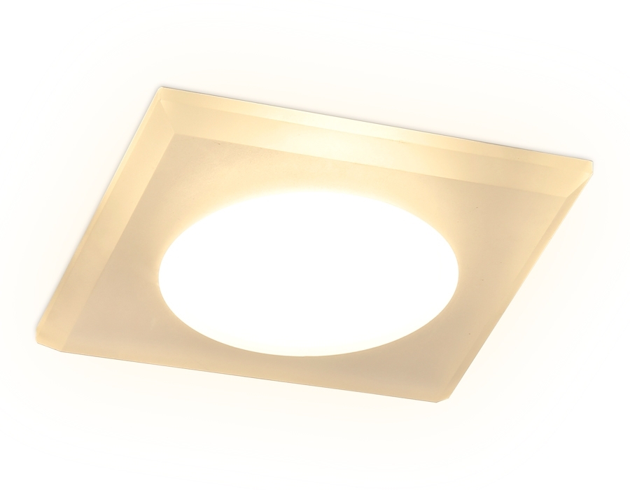 Светильник Ambrella light TN138 WH/FR белый/матовый GU5.3 90*90*25