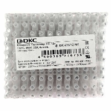 Колодка клеммная 12х4мм винт. п/а OK-433-12-NY ДКС 43312NY