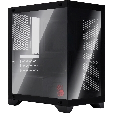 Компьютерный корпус Bloody BD-CC103 черный без БП mATX 7x120мм 1xUSB 2.0 1xUSB 3.0 audio bott PSU