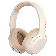 Беспроводные/проводные наушники Edifier W820NB Plus слоновая кость, полноразмерные, Bluetooth + USB-C, активное шумоподавление
