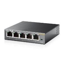 Коммутатор сетевой TP-Link SMB TL-SG105E 5-Port Gigabit Desktop Easy Smart Switch, 5 10/100/1000Mbps RJ45 ports, MTU/Port/Tag-based VLAN, QoS, IGMP Snooping