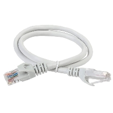 Коммутационный шнур (патч-корд) ITK PC01-C5EUL-05M, кат.5Е UTP, LSZH, 0,5м, серый