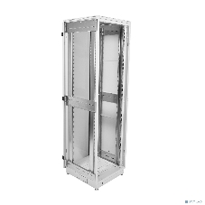 Шкаф коммутационный ЦМО ШТК-М-42.6.8-4ААА 42U 600x820 мм пер. дв. перфор. задн. дв. стал. лист 2 бок. пан. направл. под закл. гайки 550 кг серый