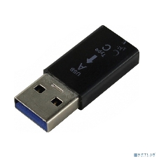 Сетевое зарядное устройство KS-is KS-379 USB Type C Female в USB 3.0 черный