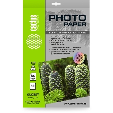 Фотобумага Cactus CS-GSA613050 A6/130г/м2/50л. глянцевое самоклей. для струйной печати