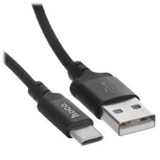 Кабель HOCO X14 USB 2.0, AM/Type-C M, черный, 1м