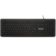 Клавиатура проводная Defender Raid GK-778DL, USB, черный