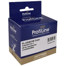 Картридж струйный ProfiLine PL-C9361HE №136 для принтеров HP DJ 5443/D4163/5743/6543/9803 Color водные