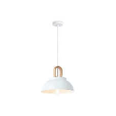 Светильник Ambrella light TR8190 WH/LW белый/светлое дерево E27 max 40W D290*900