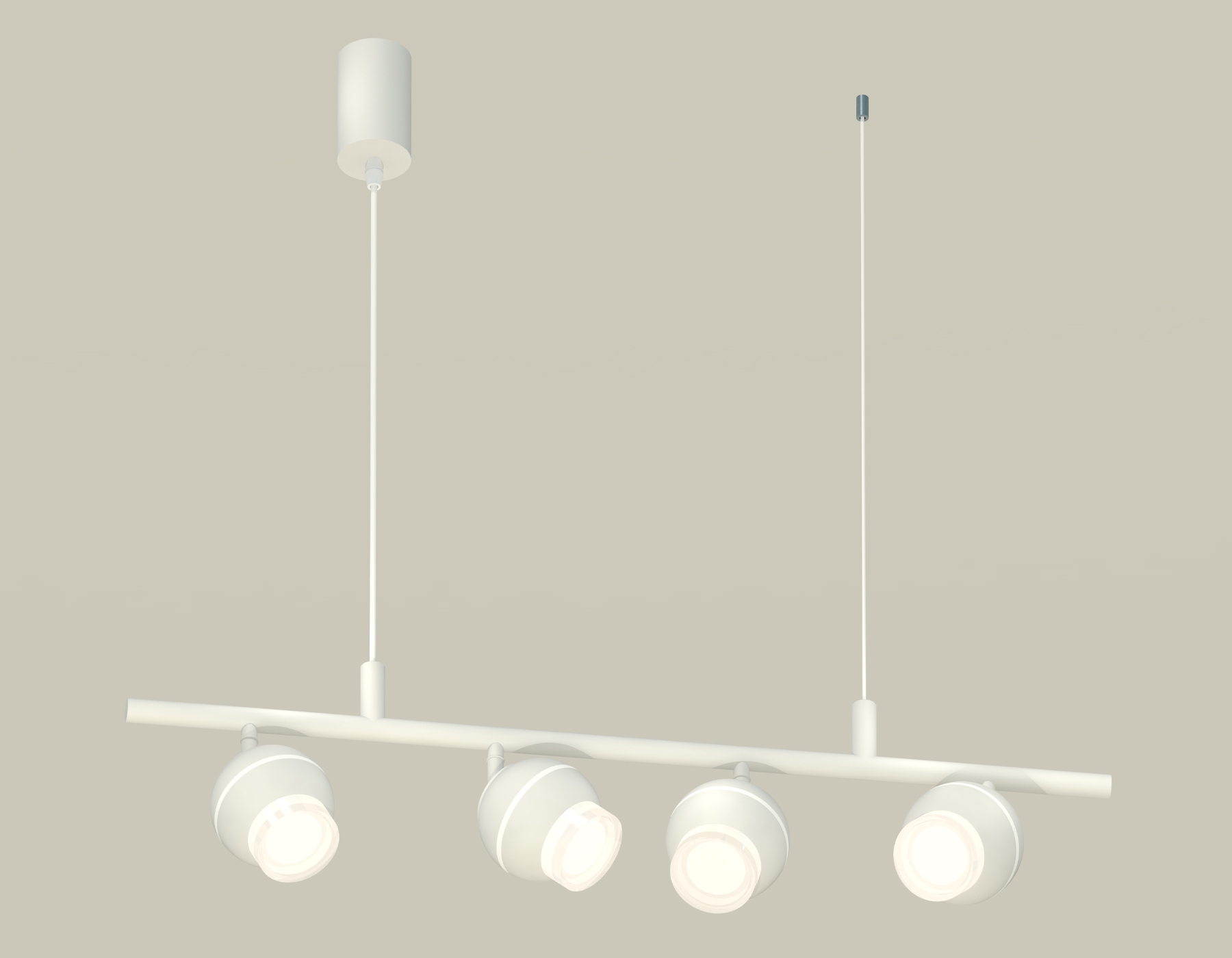 Светильник Ambrella light XB9001550/4 SWH/FR/CL белый песок/белый матовый/прозрачный MR16 GU5.3 (С9001, С1101, N7160)
