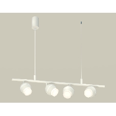 Светильник Ambrella light XB9001550/4 SWH/FR/CL белый песок/белый матовый/прозрачный MR16 GU5.3 (С9001, С1101, N7160)