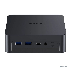 Компьютер Chuwi AuBox Intel Core Ultra 7 256V(2.2Ghz)/16384Mb/1000PCISSDGb/Int:Intel Iris Xe Graphics/BT/WiFi/war 1y/0.865kg/Gray/Win11Pro + DDR5 (no Slots)/USB3.2*5/HDMI*2/DP*1/RJ45*1/WIFI6E,BT5.3/Tipe-C*2/bracket/Aluminum Alloy + Galvanize
