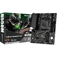 Материнская плата MAXSUN Terminator B550M, AM4, AMD B550, 2xDDR4, 4xSATA, 1xM.2, 1xPCIe 4.0 x16, HDMI, D-Sub, 1x1Gb LAN, 3x3.5 мм, 5.1, microATX
