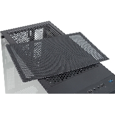 Компьютерный корпус Aerocool/Formula F-3401 (V1) черный без БП ATX 3x120мм 2xUSB 2.0 1xUSB 3.0 audio bott PSU