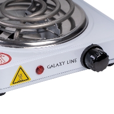 Плита настольная электрическая Galaxy Line GL 3003, белый, электрическая, 1000 Вт